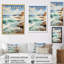 «Beach Photo Seaside Reflections IX», reproduction d'un seul cadre photo sur toile-91434572-91434565