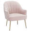 Fauteuil en velours capitonné de 27 po de large Maison-1959294546
