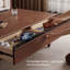 Table basse moderne en bois massif minimaliste-500814642