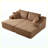 83" Oversized Double Chaise Lounge