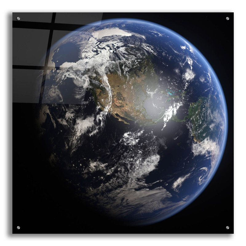 Earth par Epic Portfolio - Sans cadre, H 36 po x l 36 po x P 0,2 po