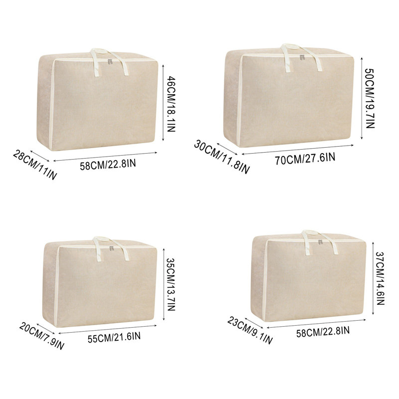 Sac de rangement pour courtepointe, Khaki
