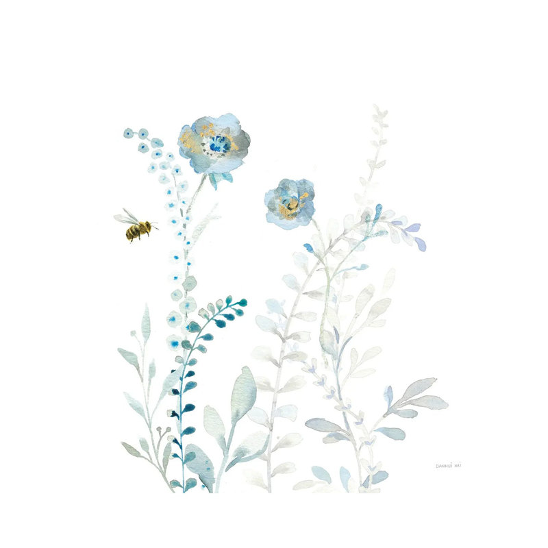 Blues of Summer IX 1 Piece Wrapped Canvas Wall Art, 30.48 cm H x 30.48 cm W