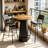 Bar Table - MDF - 1 Piece - Bar Table - Black - Vintage Style