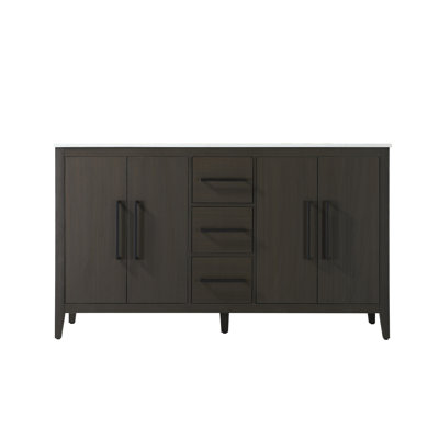 Meuble-lavabo double 60 po
