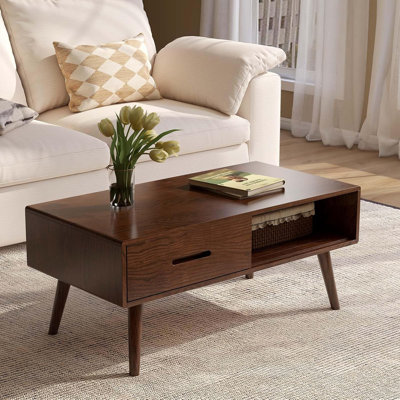 Four Leg Coffee Table with Storage