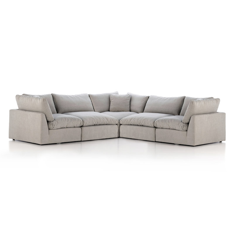 Stevie Modular Sectional, Destin Flannel Polyester Blend