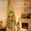 Arbre de Noël 7,5 pi avec 1188 branches enneigées, 500 lumières DEL blanc chaud