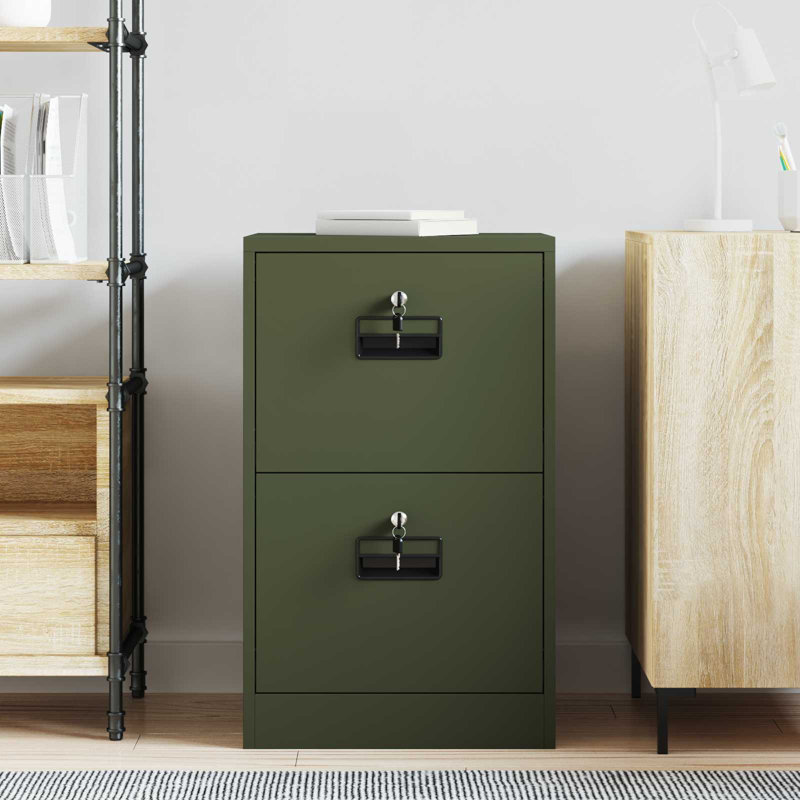 Storage Cabinet, Olive Green