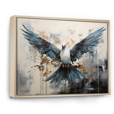 " Minimalism Blue Dove " Print
