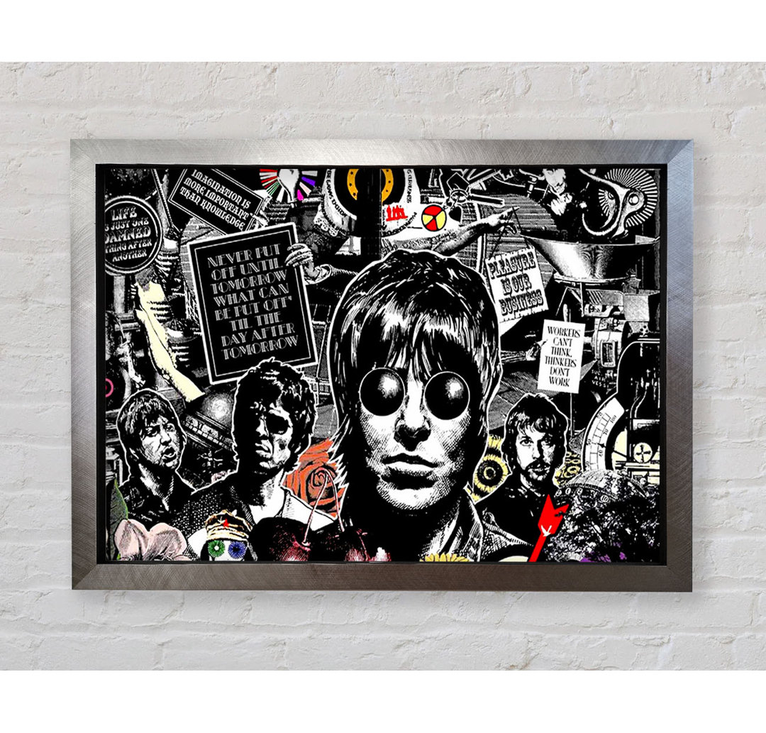 Oasis Collage - Einzelner Bilderrahmen Kunstdrucke