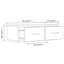 Armoire flottante vidaXL-1996491407