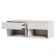 Ensemble de 2 tables de chevet murales avec tablette ouverte-1375109383