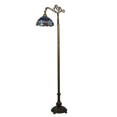 Diane 60.5'' Brass Task Floor Lamp