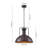 Southsea 1 - Light Black Dome Pendant-2040017727