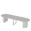 Table de salle à manger extensible pliable, table de cuisine rectangulaire multifonctionnelle extensible