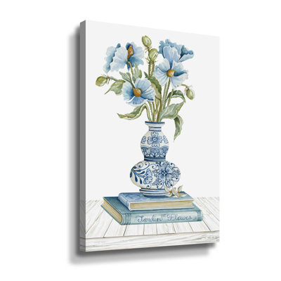 " Delft Blue Floral II "