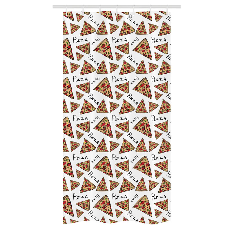 Shower Curtain with Hooks Included, 36" W x 72" L