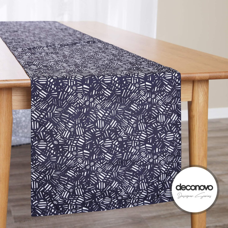 Rectangle Polyester Tablecloth, 40cm D x 140cm L, Red