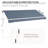 12' X 10' Retractable Awning Patio Awnings Sun Shade Shelter With Manual Crank Handle, 280G/M² UV & Water - Resistant Fabric And Aluminum Frame-1875116074