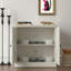 Armoire de rangement avec portes en miroir et tablette réglable
