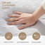 Matelas en mousse viscoélastique imprégnée de gel, matelas simple avec housse amovible et lavable-709480246-715857719
