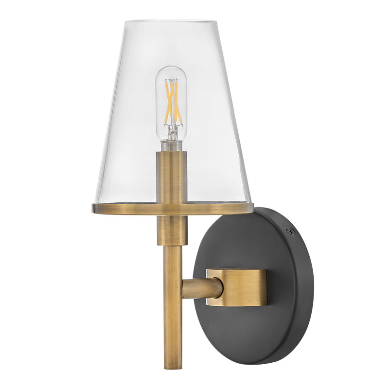 Marten 1-Light Two-Tone Bath Vanity Wall Sconce
