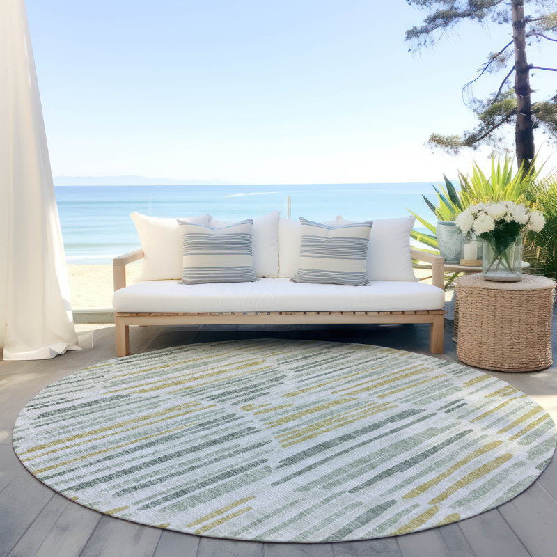 Tapis intérieur / extérieur Neysa, Rond 8 pi
