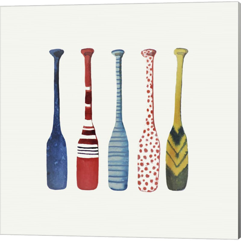 «Canoe & Paddle» par Sylvie Demers, art sur toile (ensemble de 2)
