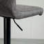 Harri Swivel Upholstered Adjustable Height Counter Stool with Metal Frame-923013143