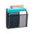Mind Reader Vertical File Storage, Desktop Organizer, Wall Mount, Metal, 12.5"L x 3.75"W x 11.5"H-49518539