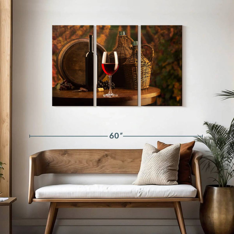 Yarlin Vineyard Red Wine Sampling, 28" H x 45" W