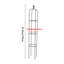 160cm H x 30cm W Plastic Obelisk