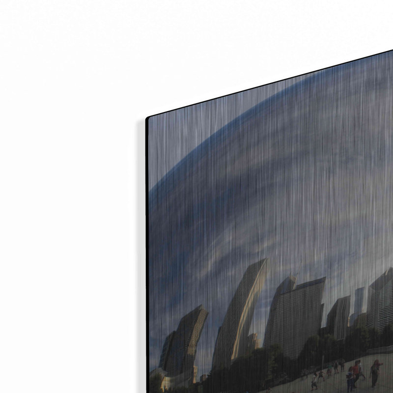 «The Bean Chicago» par Debra Van Swearingen, H 12 po x l 16 po