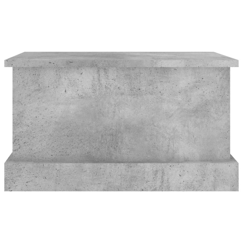vidaXL Storage Box Tool Organizer Chest Bin Pillow Organizer Engineered Wood, Gray, 19.7" x 11.8" x 11"