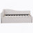 Twin Size Upholstered L-Shaped Upholstered Daybed With Pop Up Trundle, Beige-608461595