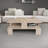 Modern Scandinavian Coffee Table, Cordoba Color, 47.2 x 18.5 x 23.6 inches | 100% Melamine Coated Particle Board, Thickness: 0.7 inches | Features Numerous Shelves & Wall-Mountable Design, Stylish and Functional-1438610099