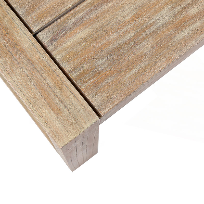 Table basse d'extérieur en bois d'eucalyptus Adasai