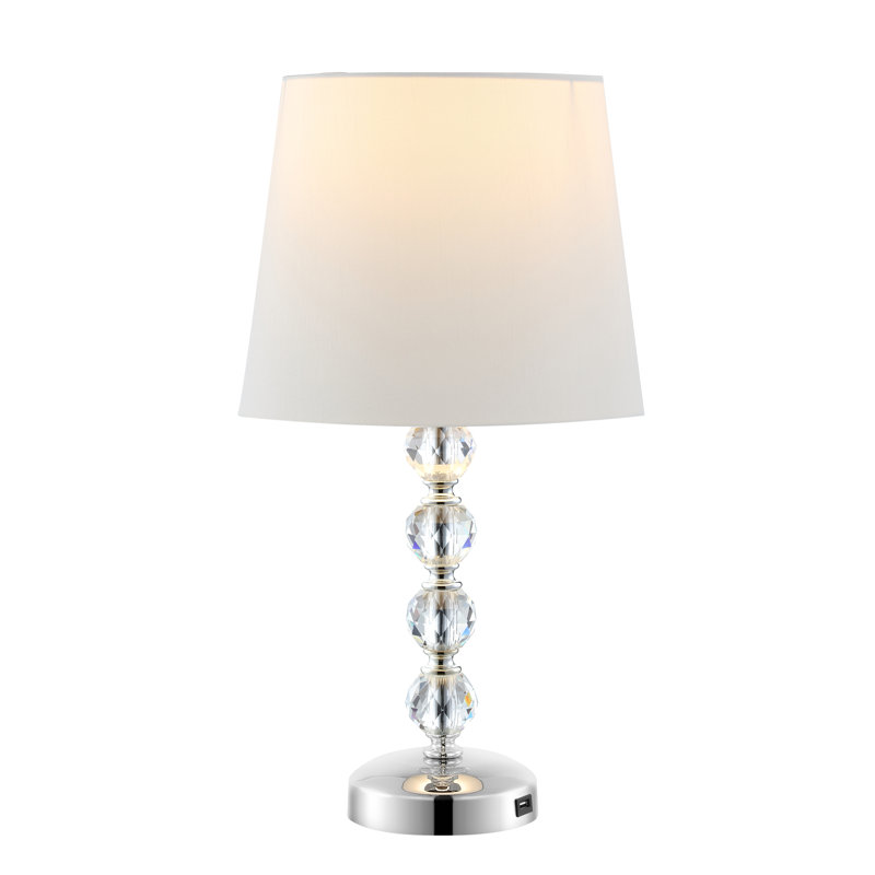 Lampe boule USB en cristal empilé Vasquez