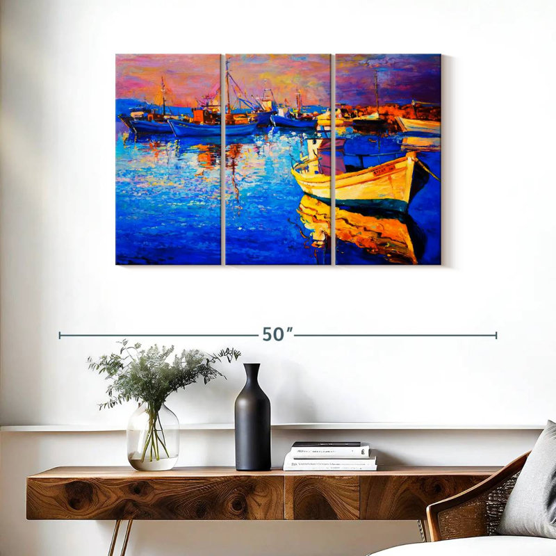 Huile Mehar Sunset, H 24 po x l 38 po