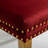 Stylish High Dining Chair , 2 Units, Burgundy Velvet, Golden Stainless Steel Legs And Decorative Trim Modern Chairs Pieces, Wine Red Velvet Upholstery, Legs, Stable Solid Wood Frame, Resilient Foam-773786291-773786300