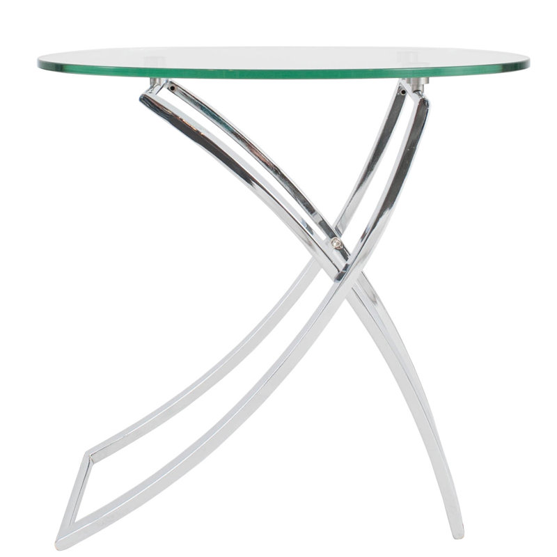 Mcfadden Glass Top End Table
