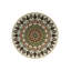 Tapis rond rond multicolore à motif tissé antique lavable à la machine-1173765809