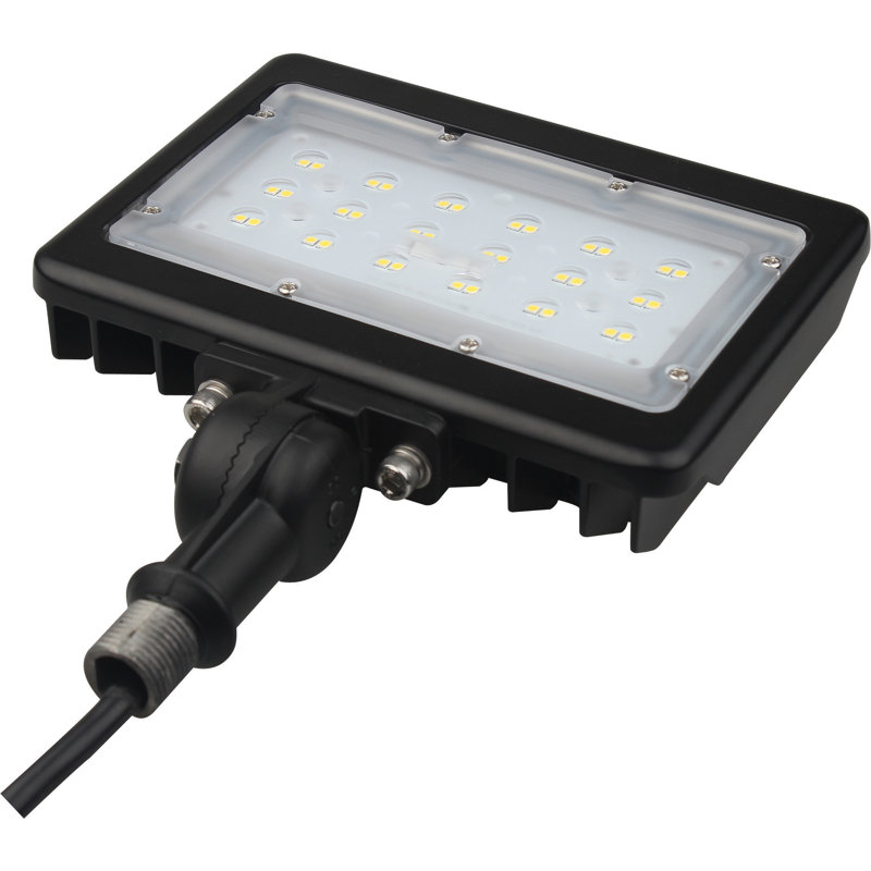Projecteur à DEL moyen à DEL - 30 W - 4 000 K - Finition bronze - 100 V à 277 V - Projecteur à DEL à intensité variable