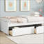 Lit simple avec 2 tiroirs-316804472