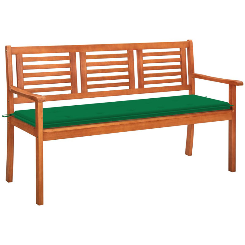 Banc de jardin en bois Goodenche, Vert