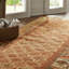 Tapis floral en laine noué à la main brun Brannon-158292747