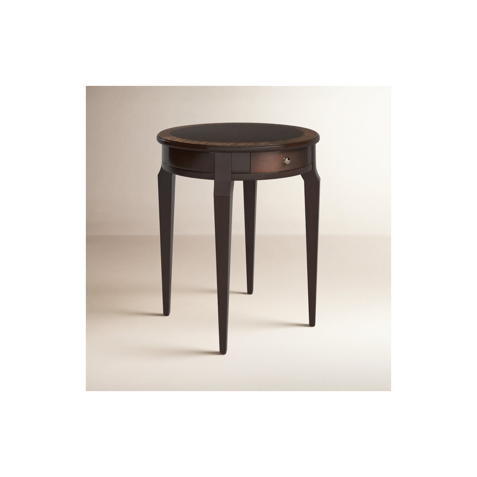 Amberwood End Table with Storage, Cherry Nouveau