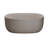 Beige Freestanding 47-Inch Soaking Bathtub Made Of Resin Stone Solid Surface, And Easy To Install 47'' In Beige, Smooth Rounded Edges, Excellent Insulation Performance