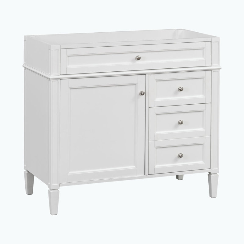 Meuble-lavabo 36 po sans lavabo supérieur, Blanc